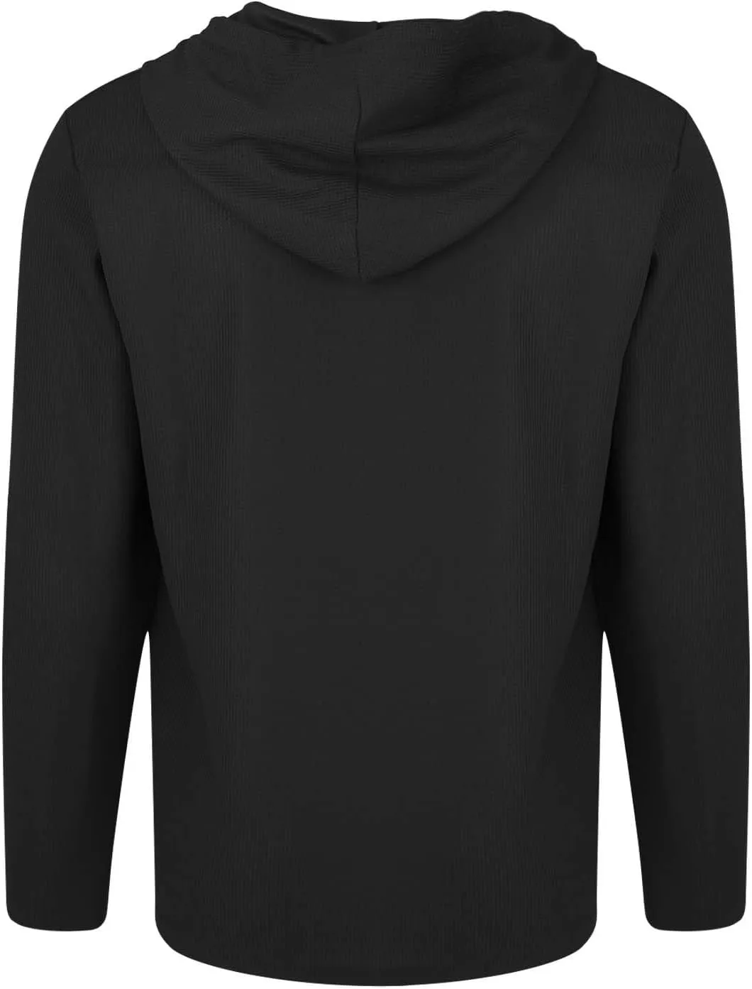 Men's Hoodie Sweatshirt Long Sleeve Button Down Henley Shirts Pullover Tops Drawstring Solid Casual Outdoor T-Shirt