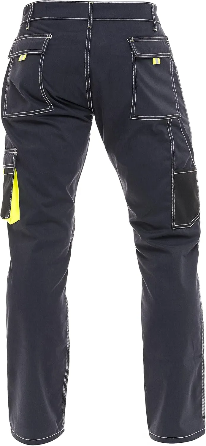 Men's Painter Pants Carpenter Tactical Field Pants Cargo Trousers with Cordura Reinforced Knees Pads & Utility Pockets