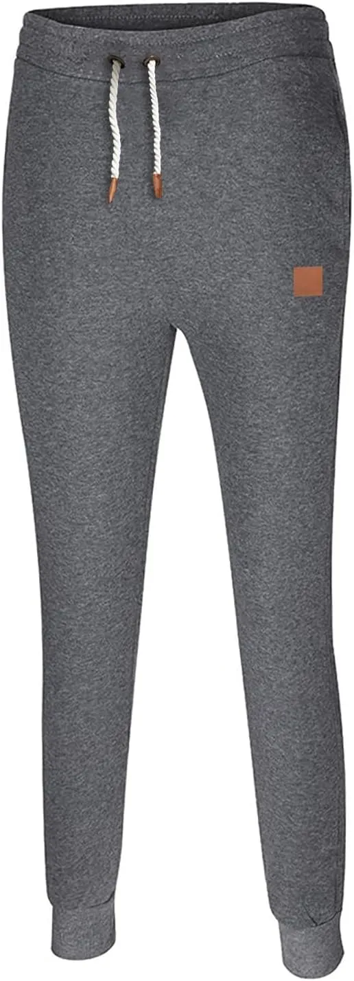 Mens Sweatpants with Pockets Big and Tall Fleece Jogger Sweatpant Mens Cargo Work Pants Relaxed Fit Baggy Sweatpants