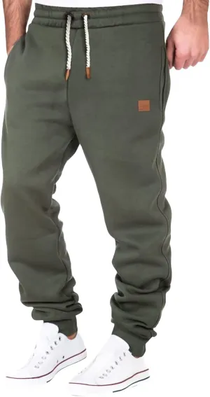 Mens Sweatpants with Pockets Elastic Waist Casual Drawstring Jogger Sweat Pant Workout Athletic Tapered Sport Trouser