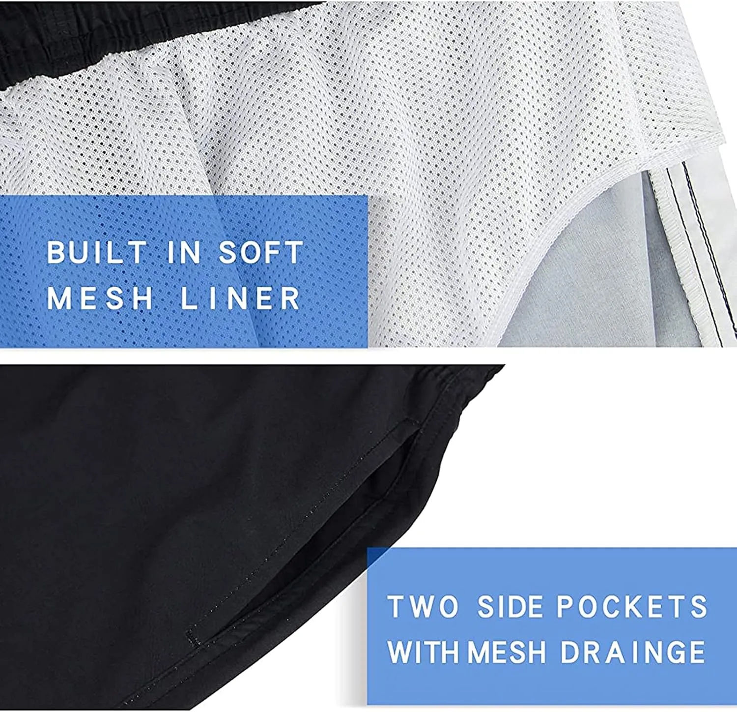 Mens Swim Trunks Beach Board Shorts Quick Dry Bathing Suits Holiday Shorts