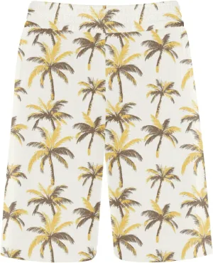 Men's Swim Trunks Workout Shorts Men Casual Comfy Lightweight Pool Wide Leg Swimwear Printed Vacation Dissolving 9 Inch