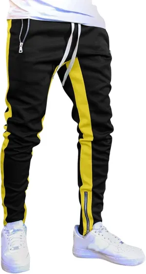 Mens Workout Cargo Sweatpants Baggy Big and Tall Jogger Sweatpants Cargo Joggers for Men Stretch Relaxed Fit Elastic