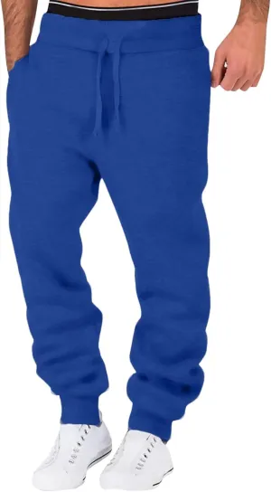 Mens Workout Cargo Sweatpants Mens Cargo Pants Casual Drawstring Athletic Jogger Sports Outdoor Trousers Mens Active