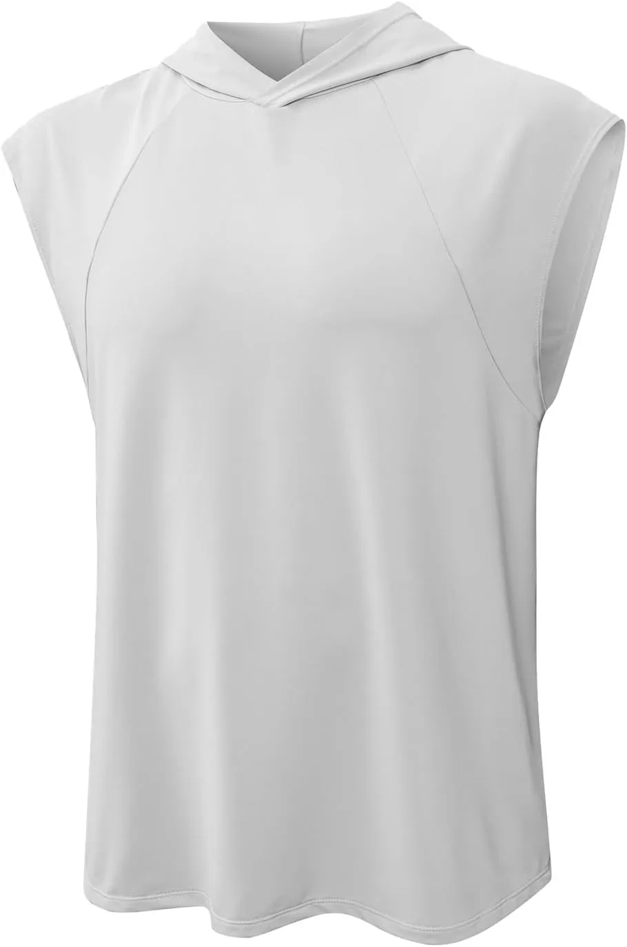 Mens Workout Tank Tops Gym Fitness Sleeveless Hoodies Muscle Fit Cut Off Hooded Shirts Summer Quick Dry Thin Shirts