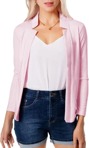 Plus Size Longline Cardigan Formal Ladies Blouse Open Front Ladies Blouses Tunics Lightweight Jacket Summer Tops S-5XL