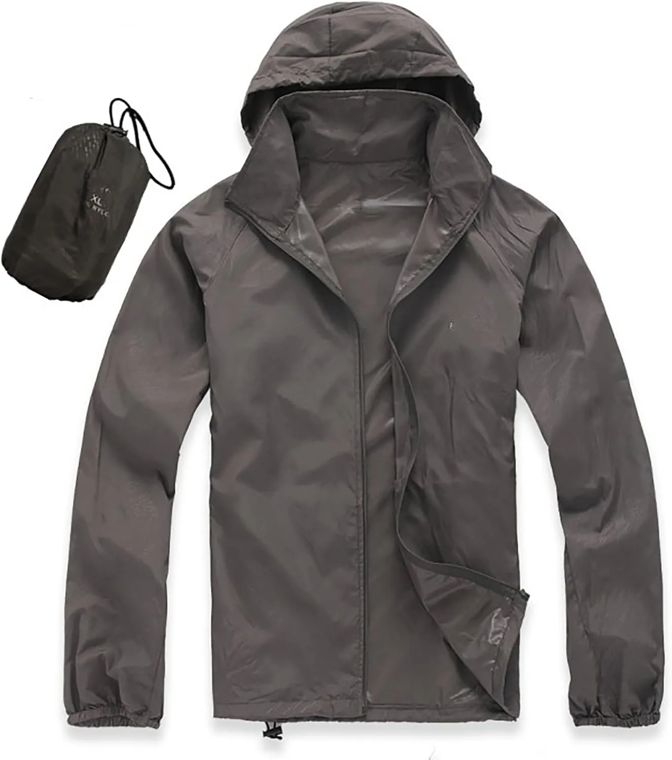 Rain Jacket Women Lightweight Hooded Raincoat Waterproof Windbreaker Jackets Packable Rain Coats with Pockets