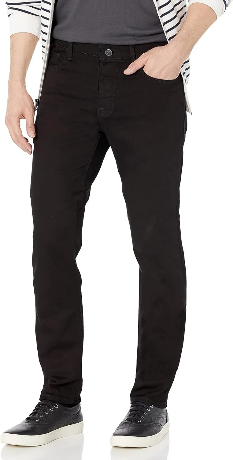Tommy Hilfiger Men's Adaptive Jeans Straight Adjustable Waist Magnet Buttons