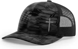 Trenz Shirt Company Christian Embroidered Cross Hat