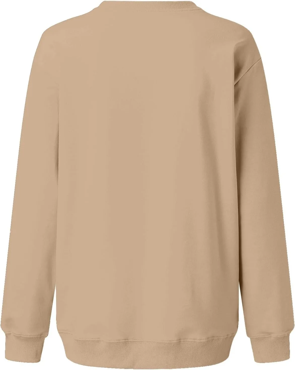 Women's Christmas Sweatshirt Xmas Funny Letter Print Long Sleeve Crewneck Regular Fit Tops Winter Hoodless Pullovers