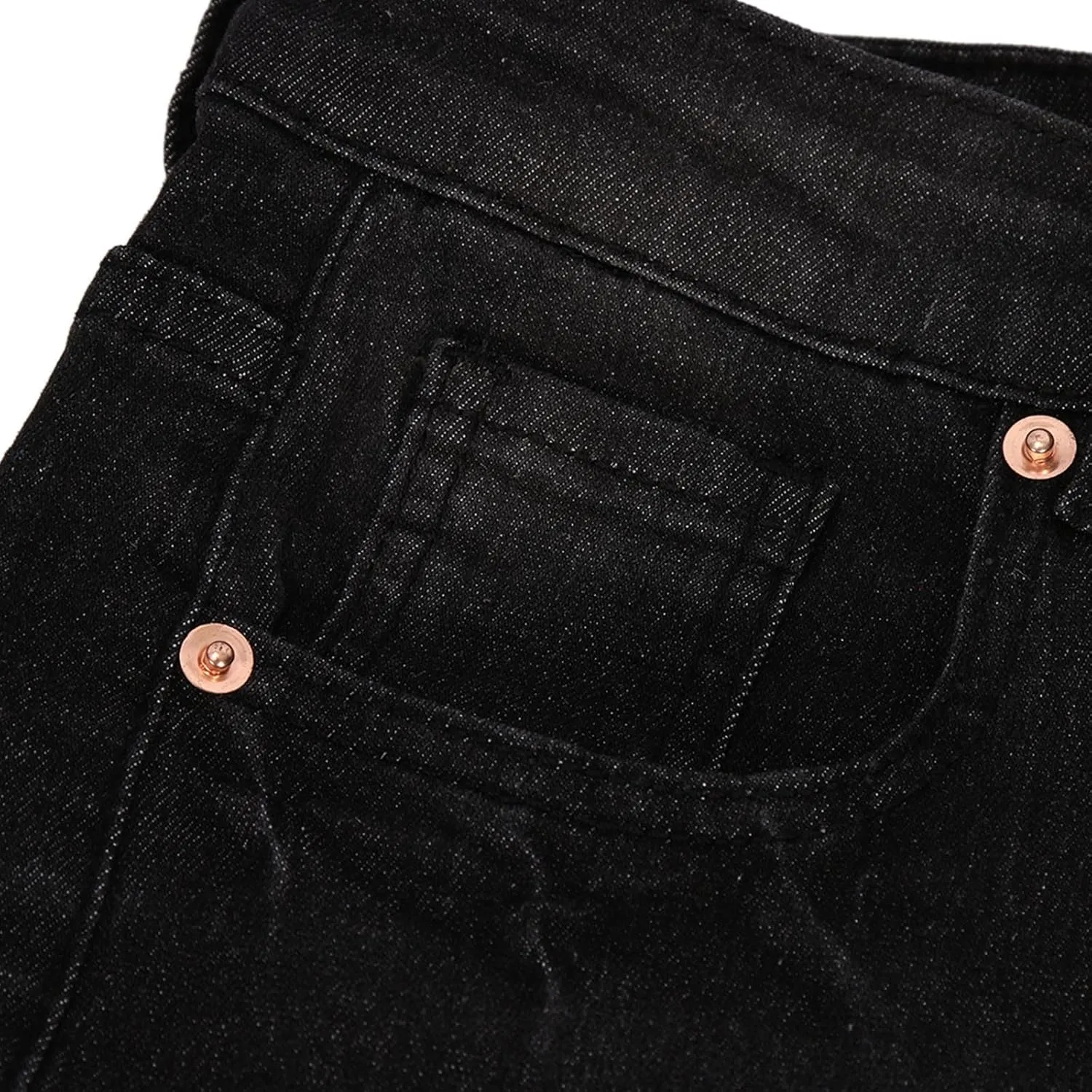 Women's Flared Skinny Jeans Stretchy Mid Waisted Tummy Control Button Down Zipper Denim Outings Go Casual Wear Jeans