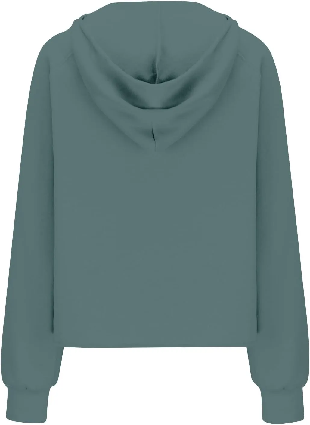 Womens Half Zip Cropped Pullover Tops Fleece Lined Hoodies Long Sleeve Hooded Sweatshirts with Pocket Fall Outfits