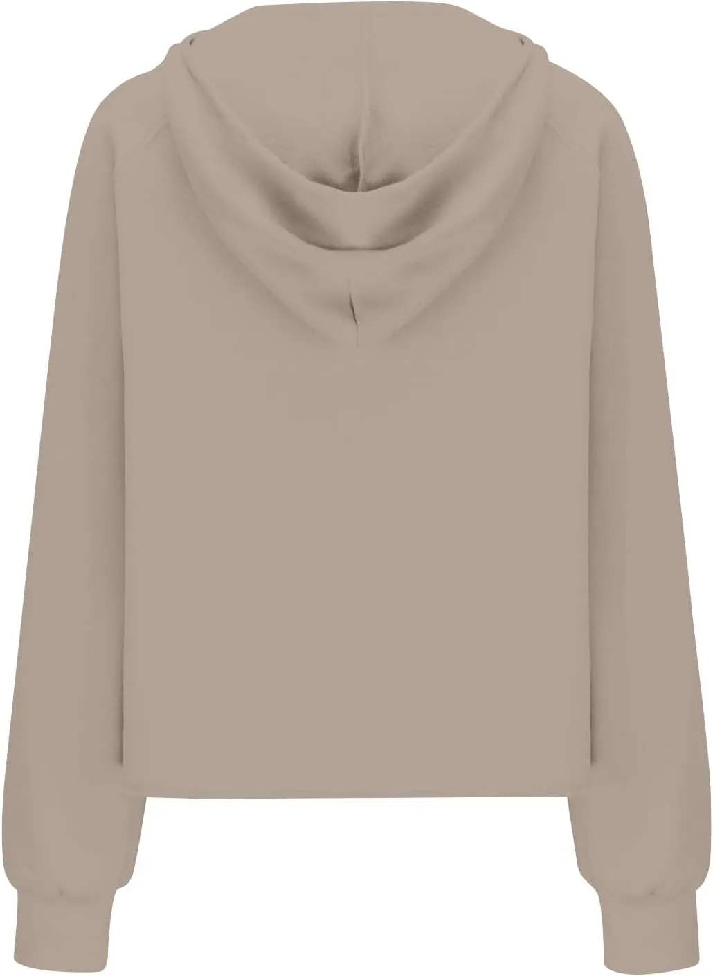 Womens Half Zip Cropped Pullover Tops Fleece Lined Hoodies Long Sleeve Hooded Sweatshirts with Pocket Fall Outfits