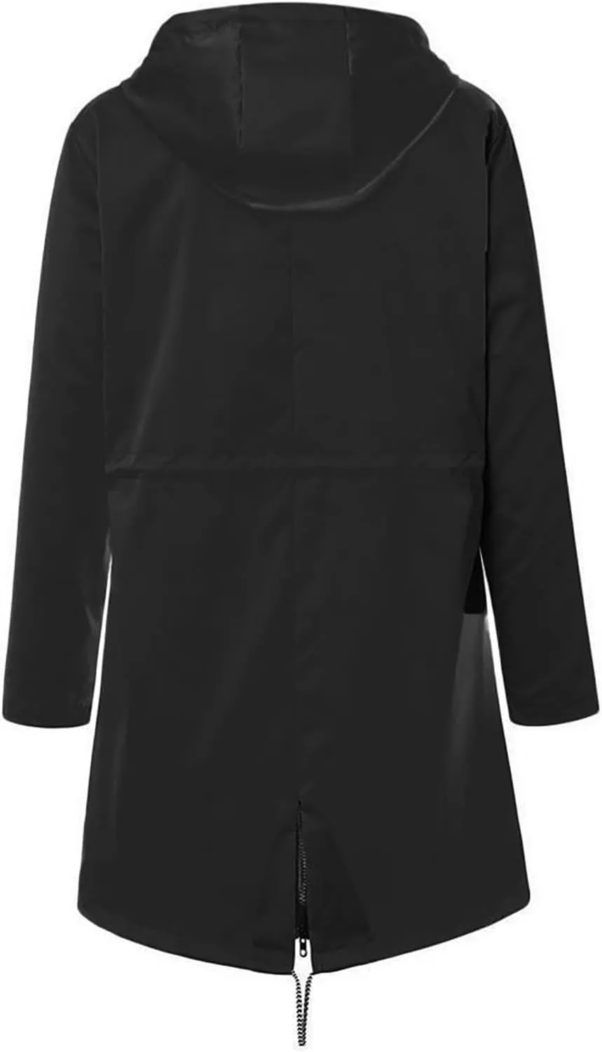 Womens Raincoats 2023 Fall Winter Rain Jackets Casual Waterproof Lightweight Outerwear Outdoor Plus Size Hooded Trench Coats