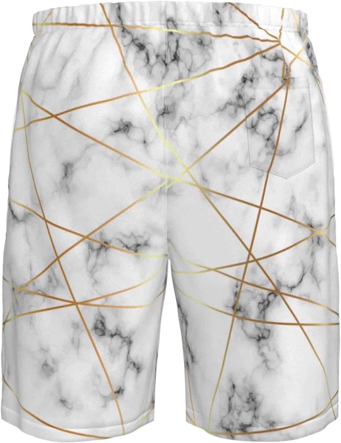 Yellow Palm Tree Beach Shorts Men's Swim Trunks Beach Board Shorts Quick Dry Bathing Suits Holiday Shorts