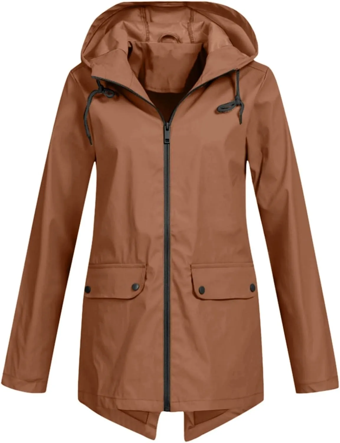 Yellow Rain Jacket Womens Waterproof with Hood Rain Coat with Hood Women Plus Size Winter Coats for Women Raincoats