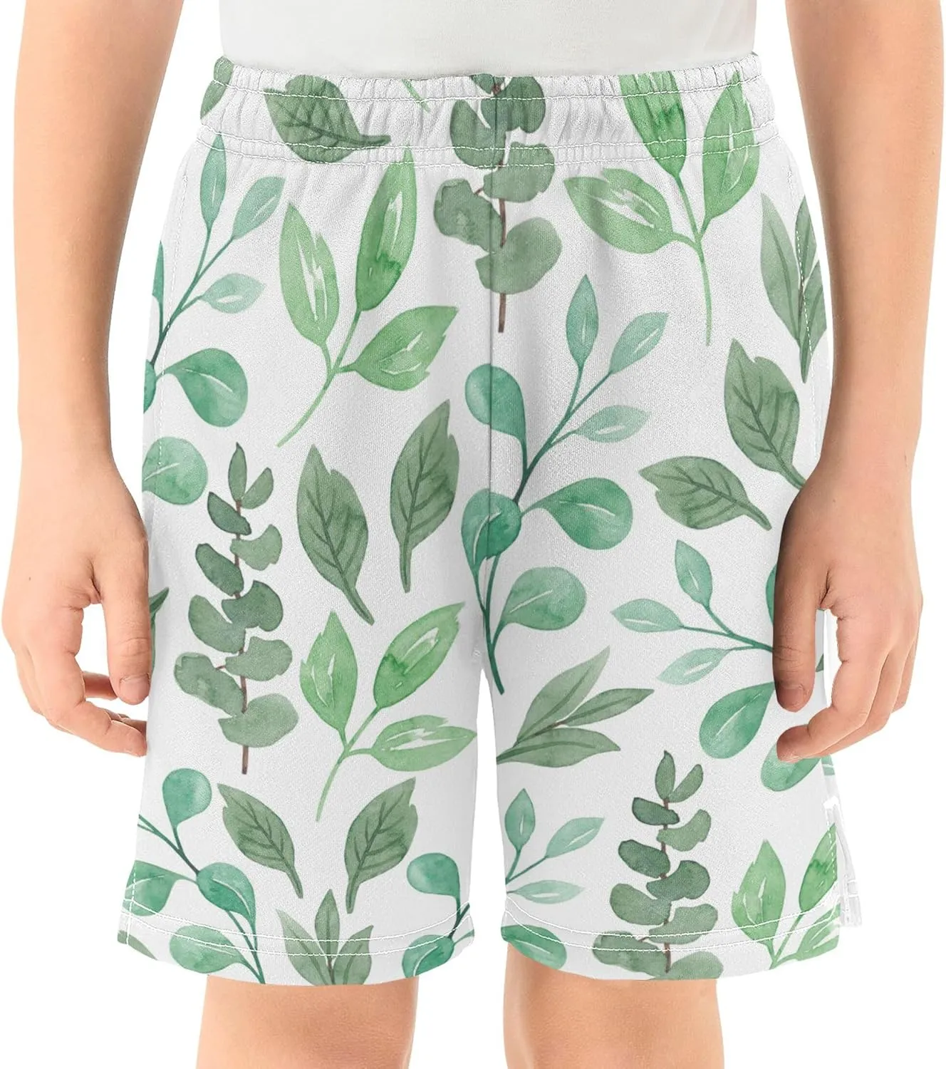 Youth Boys Cargo Shorts Lightweight Athletic Running Workout Shorts with Pockets