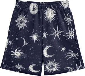 Youth Boys Cargo Shorts Lightweight Athletic Running Workout Shorts with Pockets