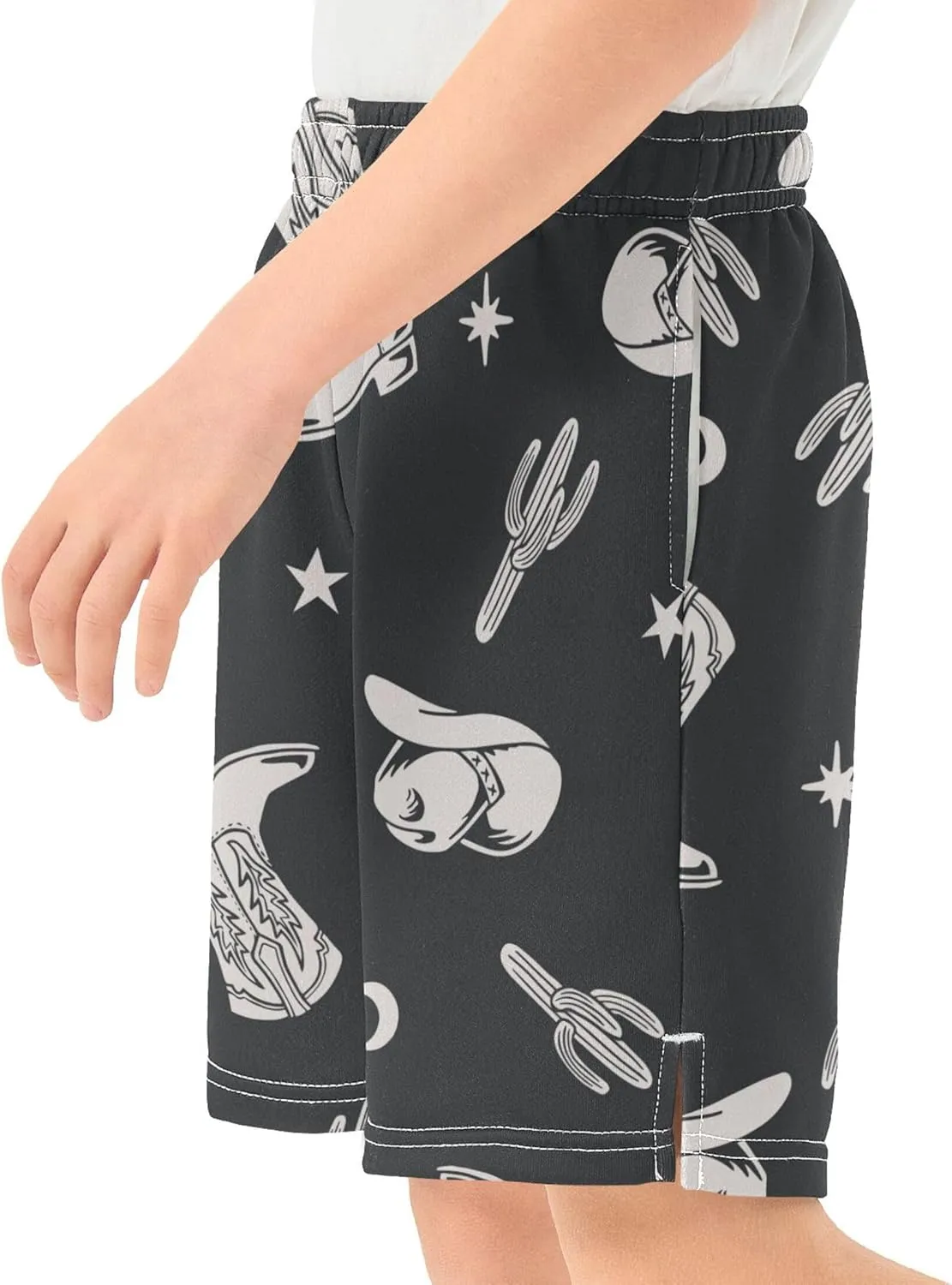 Youth Boys Cargo Shorts Lightweight Athletic Running Workout Shorts with Pockets