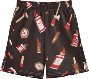 Youth Boys Cargo Shorts Lightweight Athletic Running Workout Shorts with Pockets