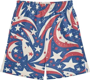 Youth Boys Cargo Shorts Lightweight Athletic Running Workout Shorts with Pockets