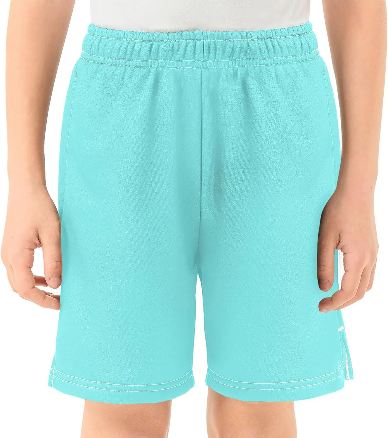 Youth Boys Cargo Shorts Lightweight Athletic Running Workout Shorts with Pockets