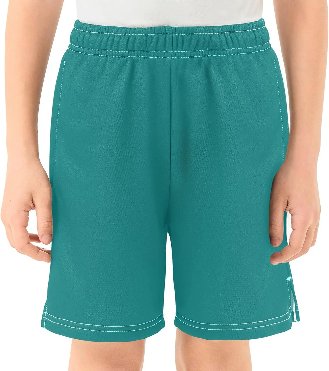 Youth Boys Cargo Shorts Lightweight Athletic Running Workout Shorts with Pockets