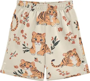 Youth Boys Cargo Shorts Lightweight Athletic Running Workout Shorts with Pockets