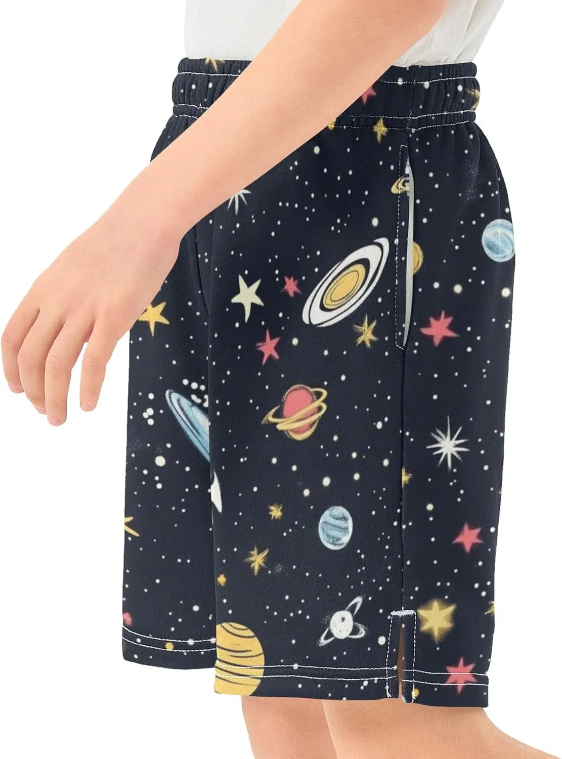 Youth Boys Cargo Shorts Lightweight Athletic Running Workout Shorts with Pockets