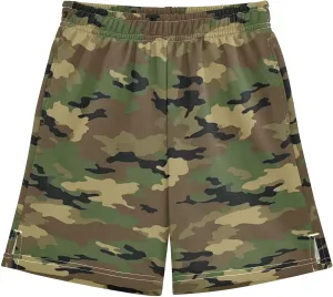 Youth Boys Cargo Shorts Lightweight Athletic Running Workout Shorts with Pockets
