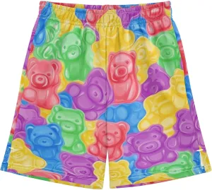 Youth Boys Cargo Shorts Lightweight Athletic Running Workout Shorts with Pockets