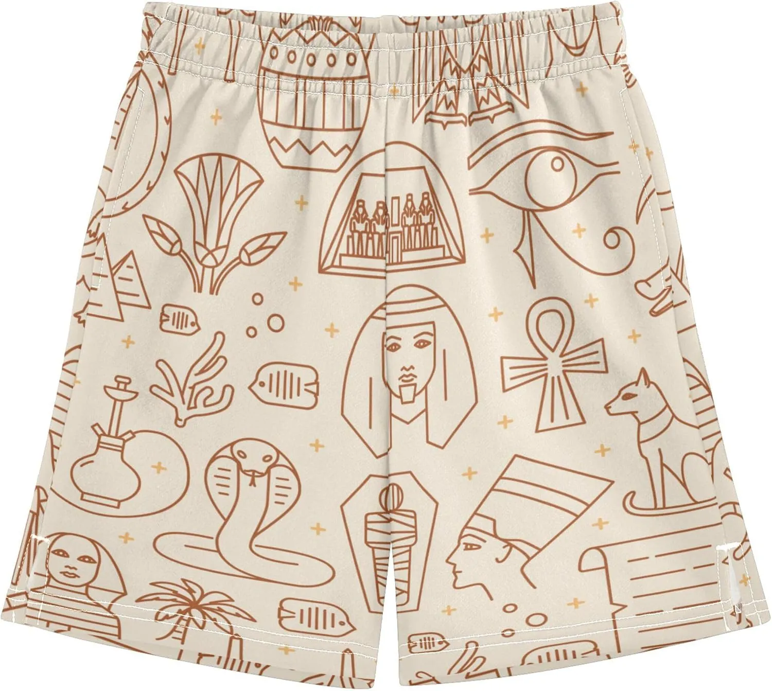 Youth Boys Cargo Shorts Lightweight Athletic Running Workout Shorts with Pockets
