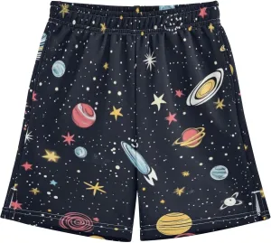 Youth Boys Cargo Shorts Lightweight Athletic Running Workout Shorts with Pockets