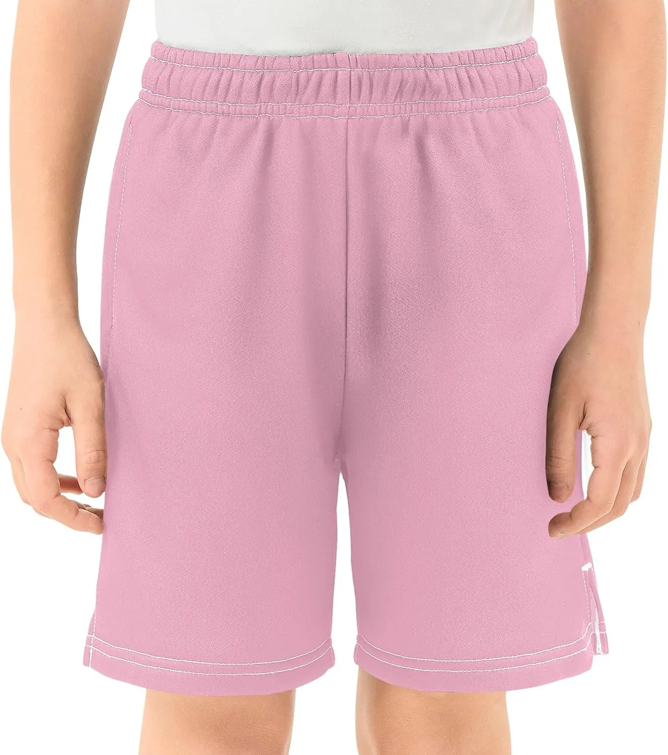 Youth Boys Cargo Shorts Lightweight Athletic Running Workout Shorts with Pockets