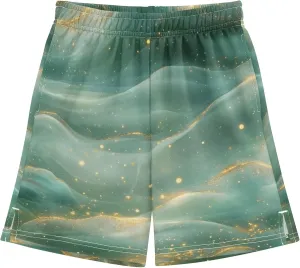 Youth Boys Cargo Shorts Lightweight Athletic Running Workout Shorts with Pockets